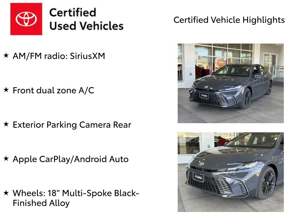 Certified 2026 Toyota Camry SE FWD image 7