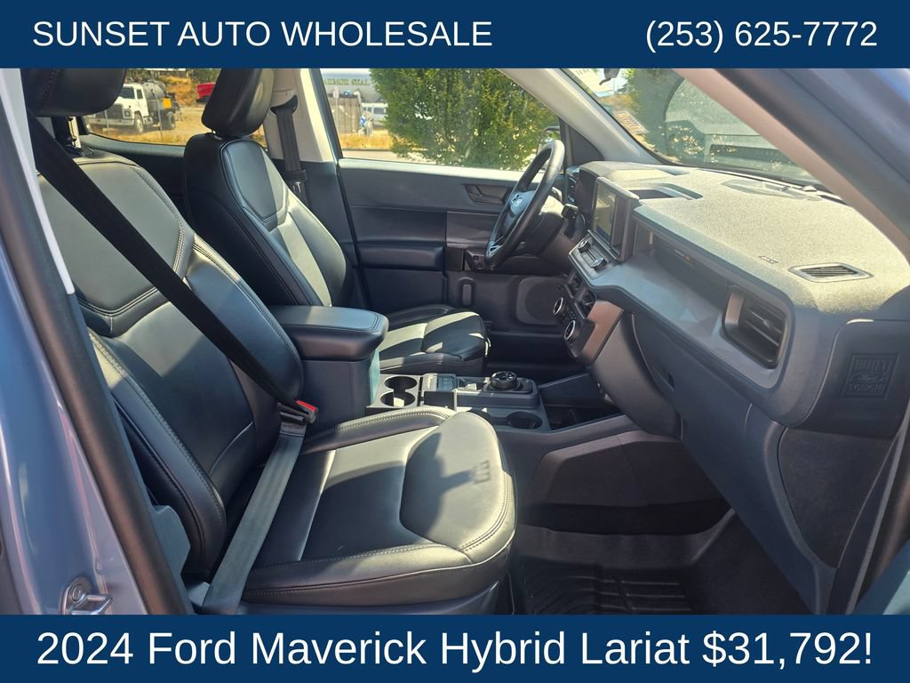 Used 2024 Ford Maverick Lariat w/ Black Appearance Package FWD image 23
