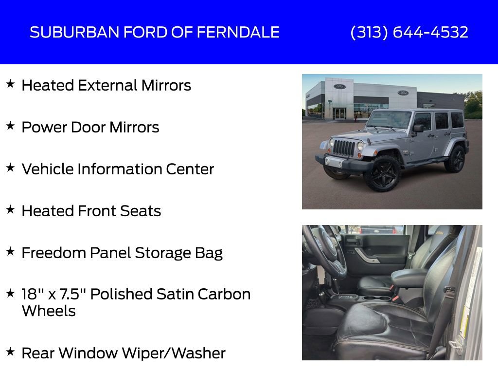 Used 2013 Jeep Wrangler Unlimited Sahara w/ Connectivity Group image 13