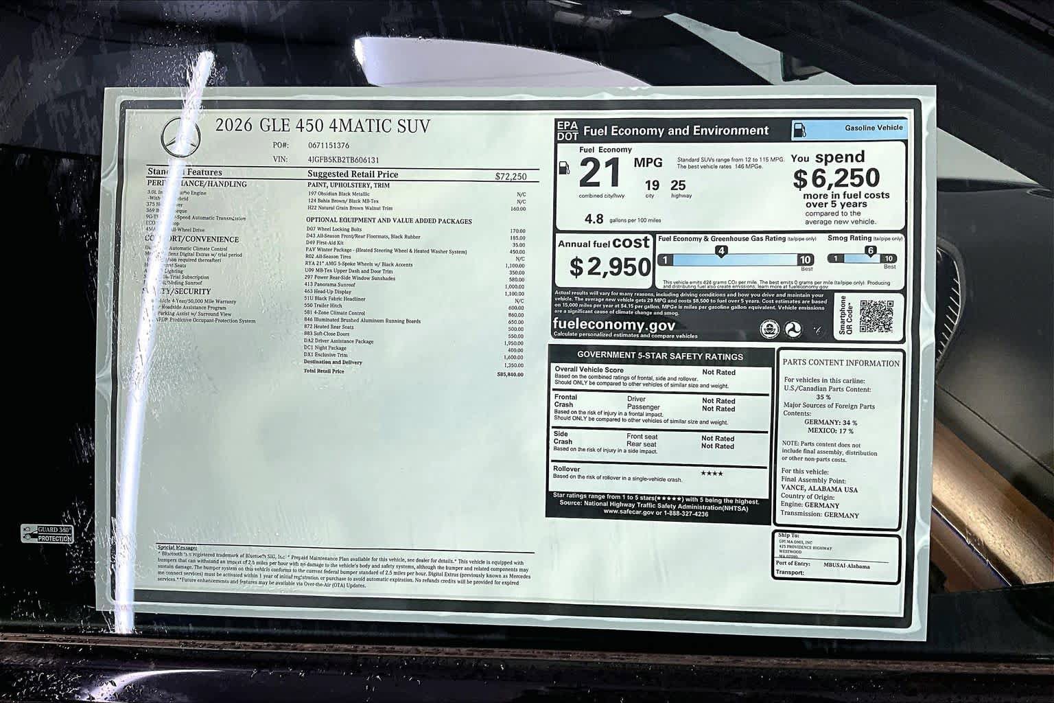 New 2026 Mercedes-Benz GLE 450 4MATIC image 18