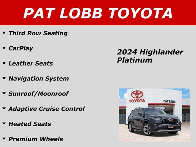 Used 2024 Toyota Highlander Platinum FWD image 42