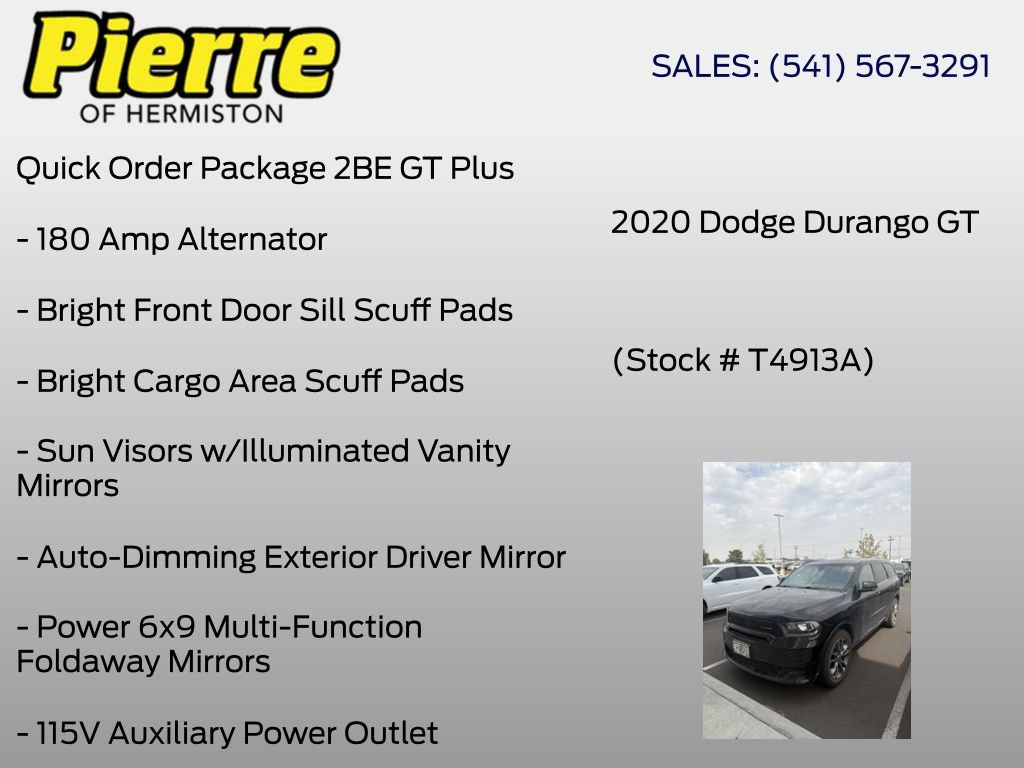 Used 2020 Dodge Durango GT AWD/4WD image 6