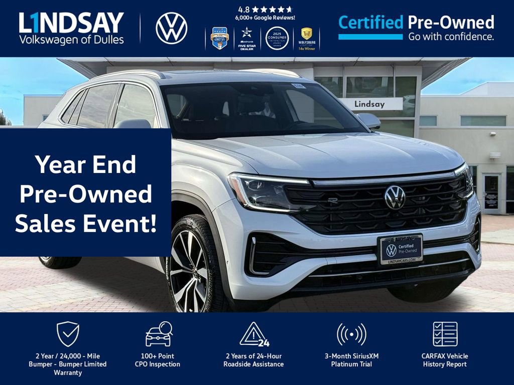 Certified 2025 Volkswagen Atlas Cross Sport SEL Premium R-Line