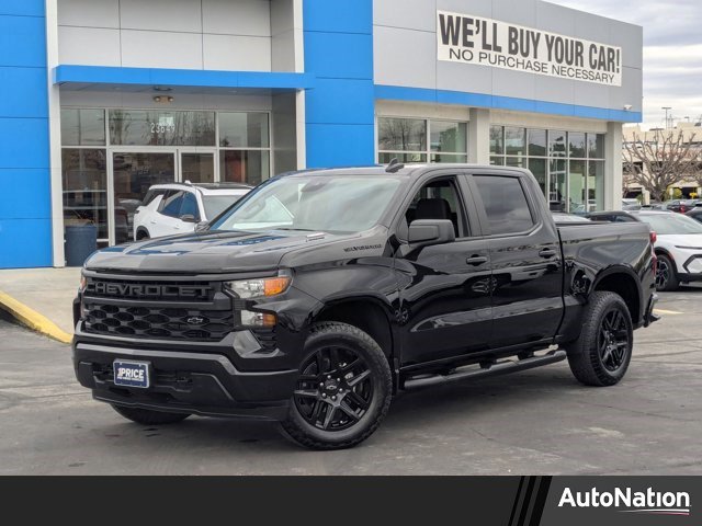 Certified 2024 Chevrolet Silverado 1500 Custom w/ Turbomax Blackout Package image 1