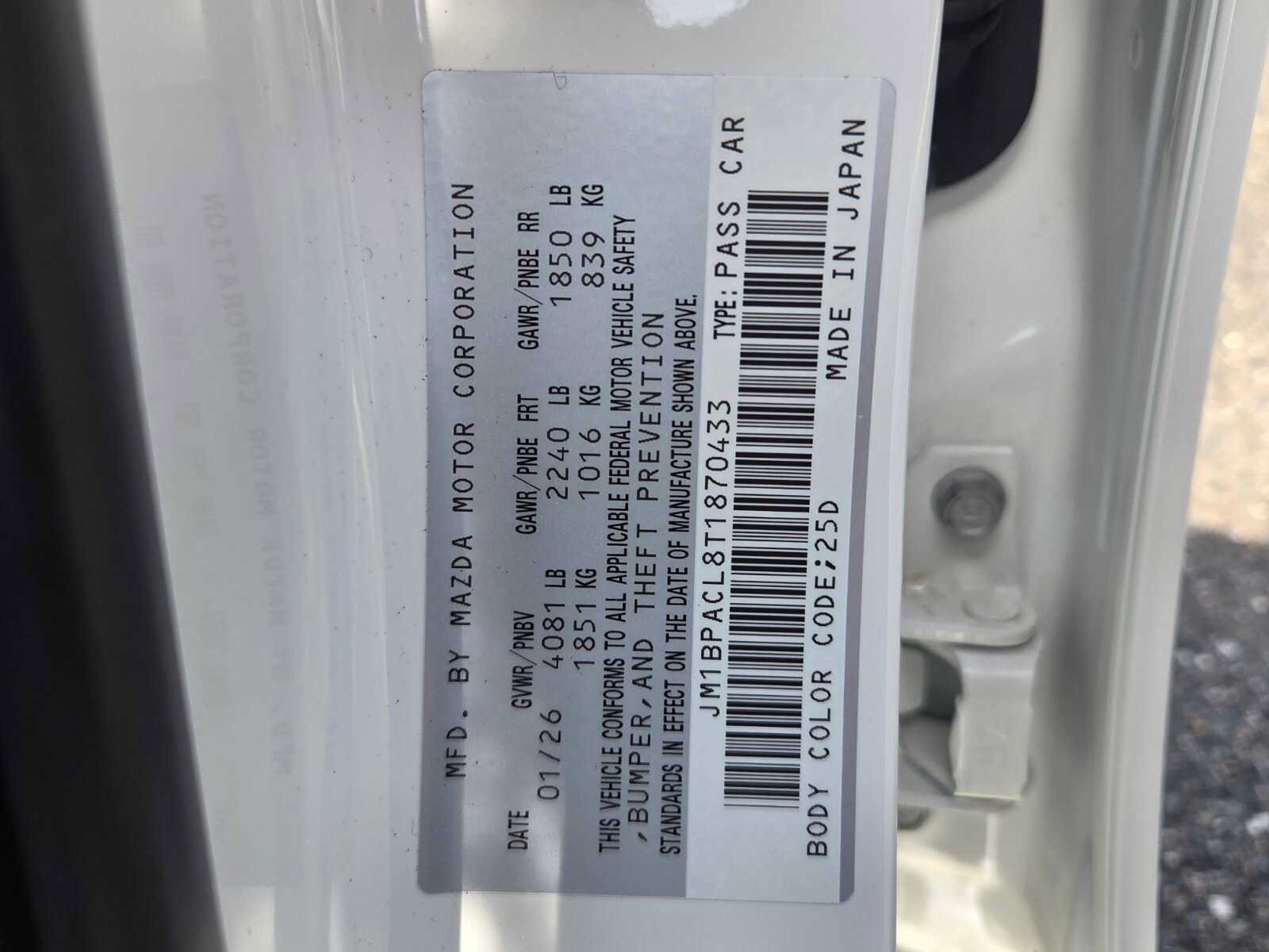 New 2026 MAZDA MAZDA3 2.5 S Sedan w/ Preferred Pkg FWD image 20