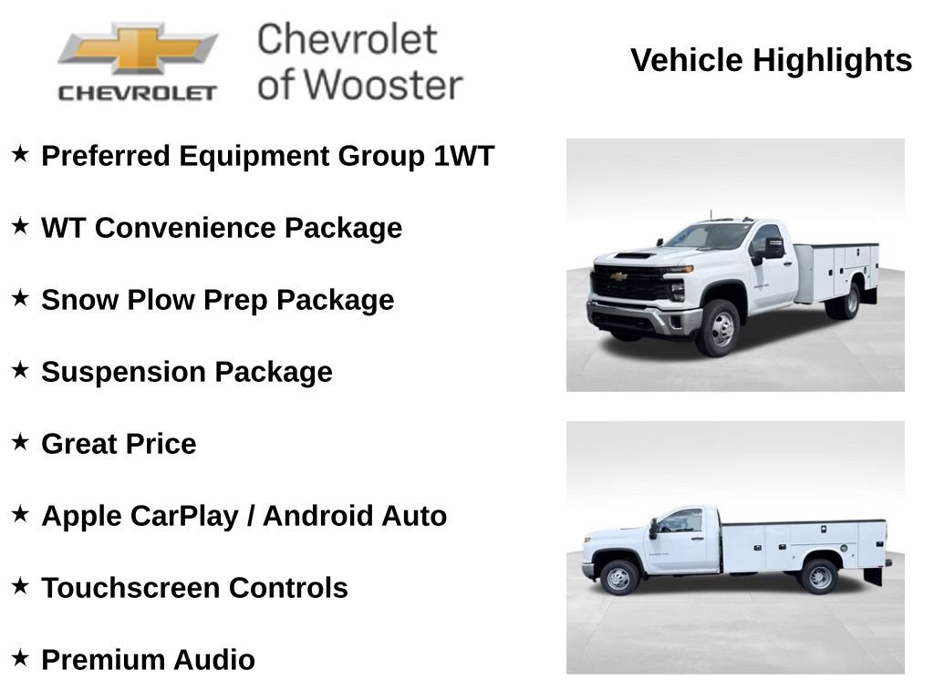 New 2025 Chevrolet Silverado 3500 W/T w/ WT Convenience Package AWD/4WD image 2