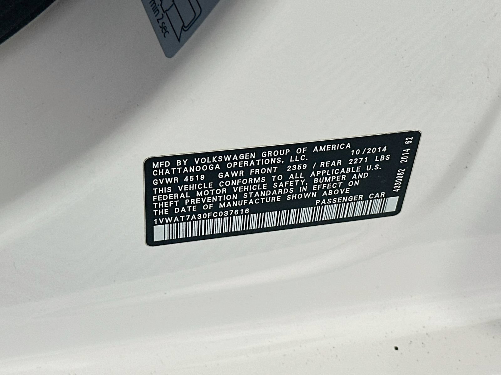 Used 2015 Volkswagen Passat 1.8T FWD image 26