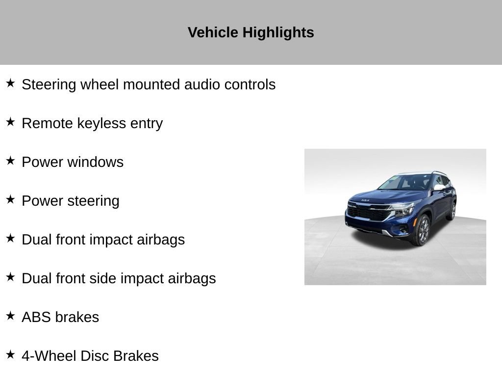 Certified 2024 Kia Seltos S AWD/4WD image 28