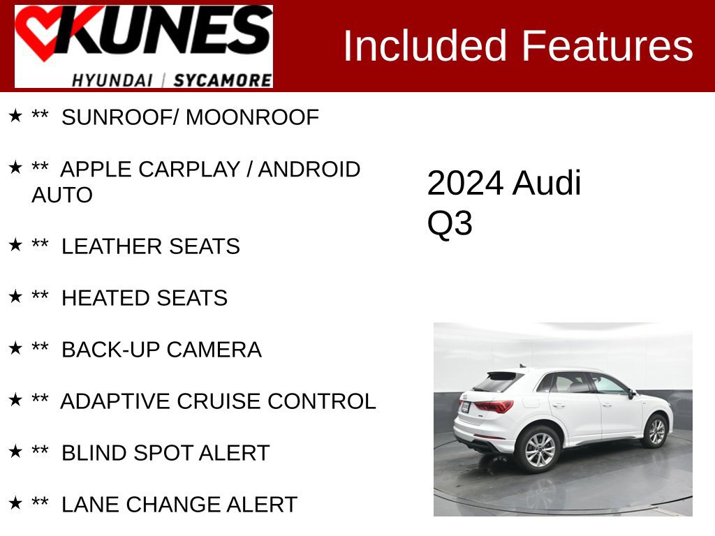 Used 2024 Audi Q3 2.0T Premium AWD/4WD image 2