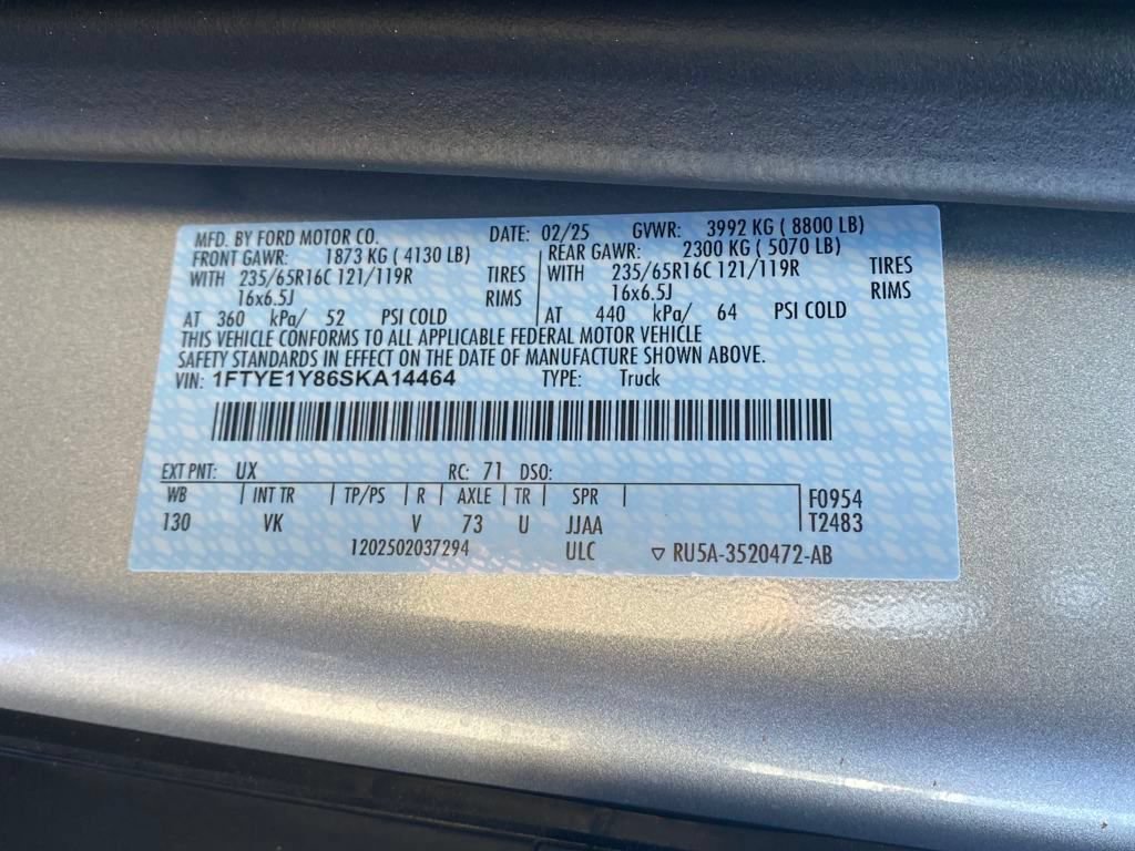 New 2025 Ford Transit 150 Low Roof RWD image 25