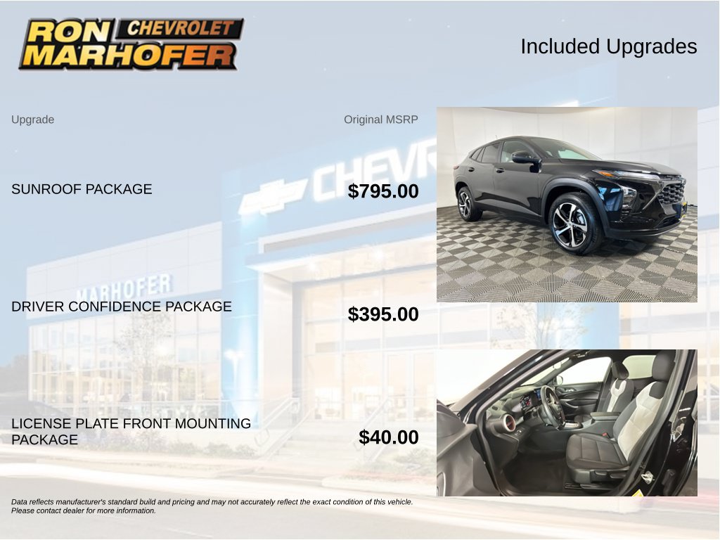 Used 2025 Chevrolet Trax RS w/ Sunroof Package FWD image 6