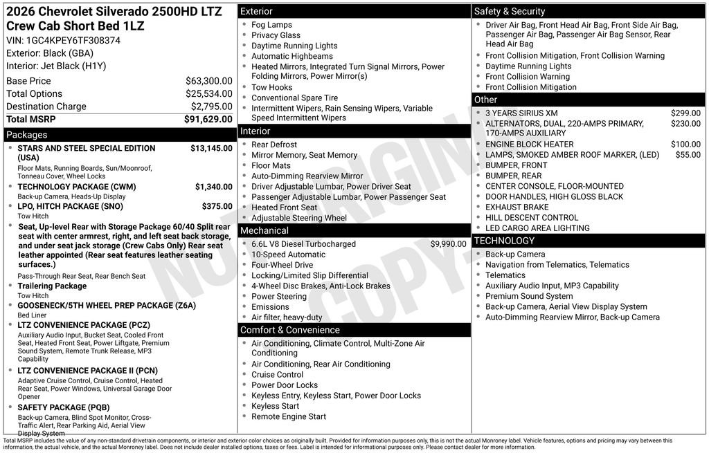 New 2026 Chevrolet Silverado 2500 LTZ AWD/4WD image 25