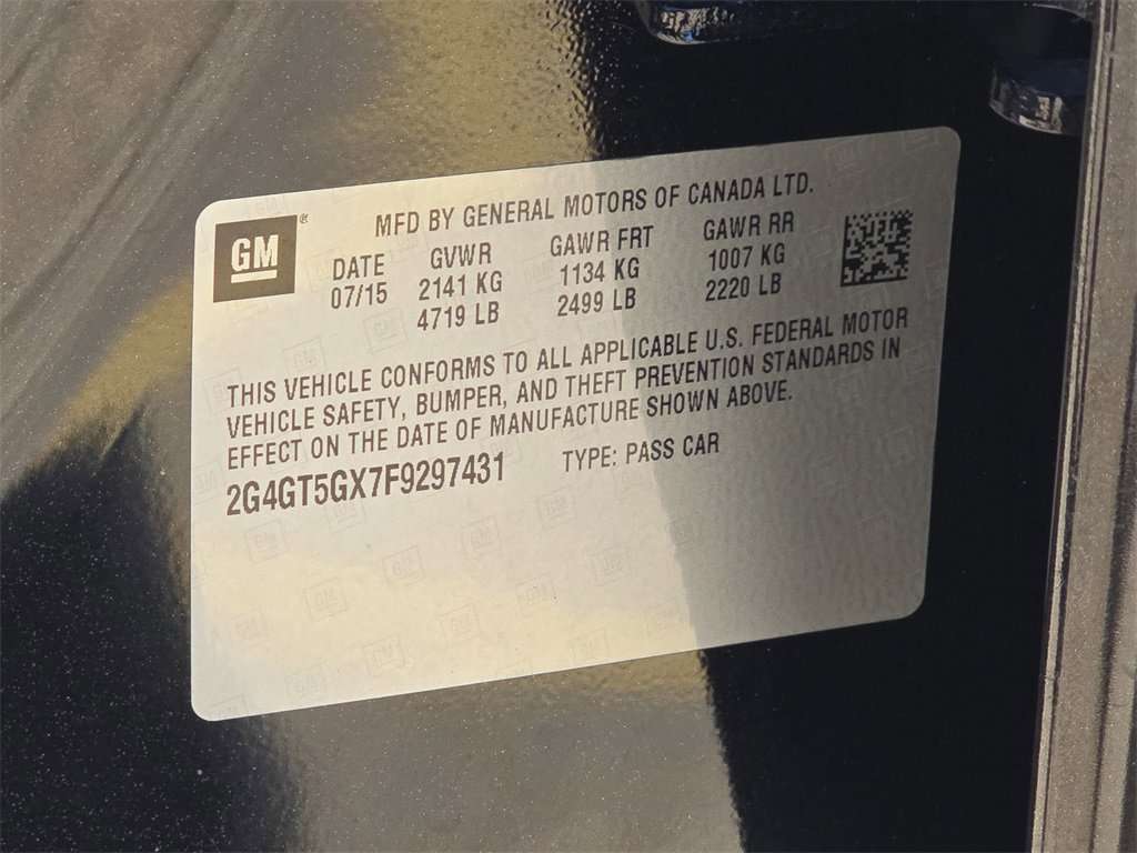 Used 2015 Buick Regal GS w/ Driver Confidence Package #1 image 34