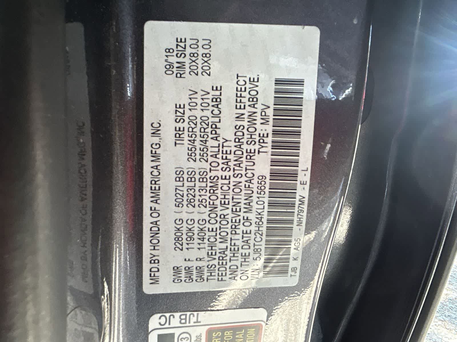 Used 2019 Acura RDX A-Spec AWD/4WD image 2