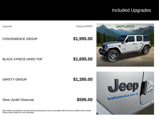 Used 2024 Jeep Wrangler Sport S 4xe w/ Convenience Group image 5