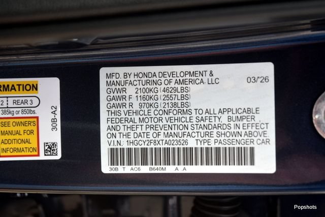 New 2026 Honda Accord Touring image 21