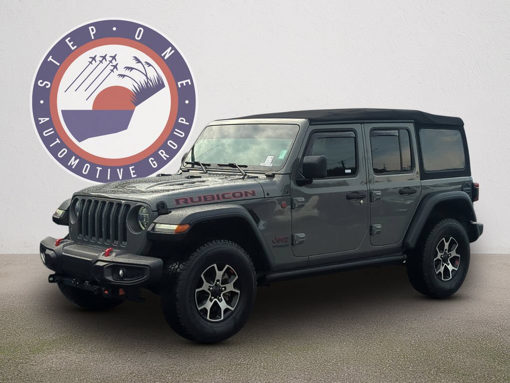 Used 2021 Jeep Wrangler Unlimited Rubicon w/ LED Lighting Group AWD/4WD image 1