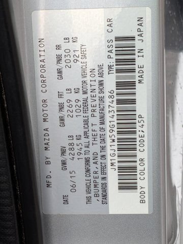 Used 2016 MAZDA MAZDA6 Grand Touring w/ GT Technology Package FWD image 23