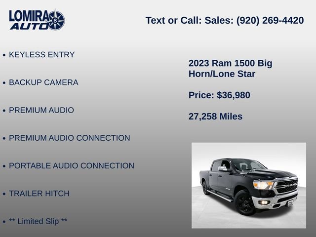 Used 2023 RAM 1500 Big Horn AWD/4WD image 14