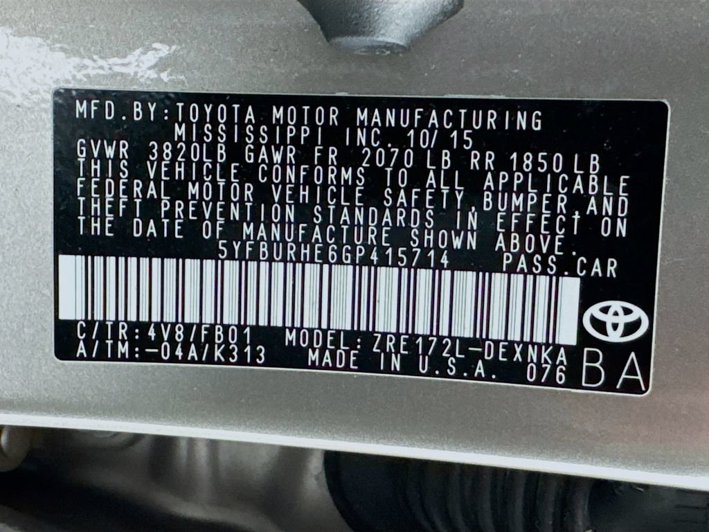 Used 2016 Toyota Corolla LE FWD image 24