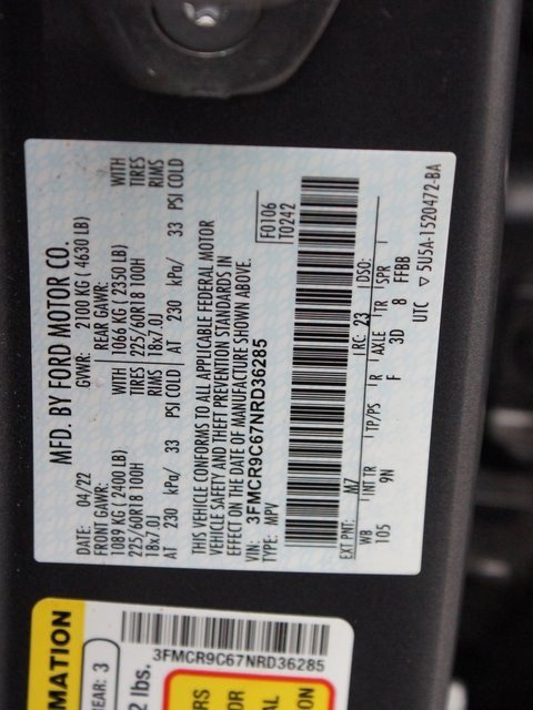 Used 2022 Ford Bronco Sport Outer Banks w/ Tech Package image 26