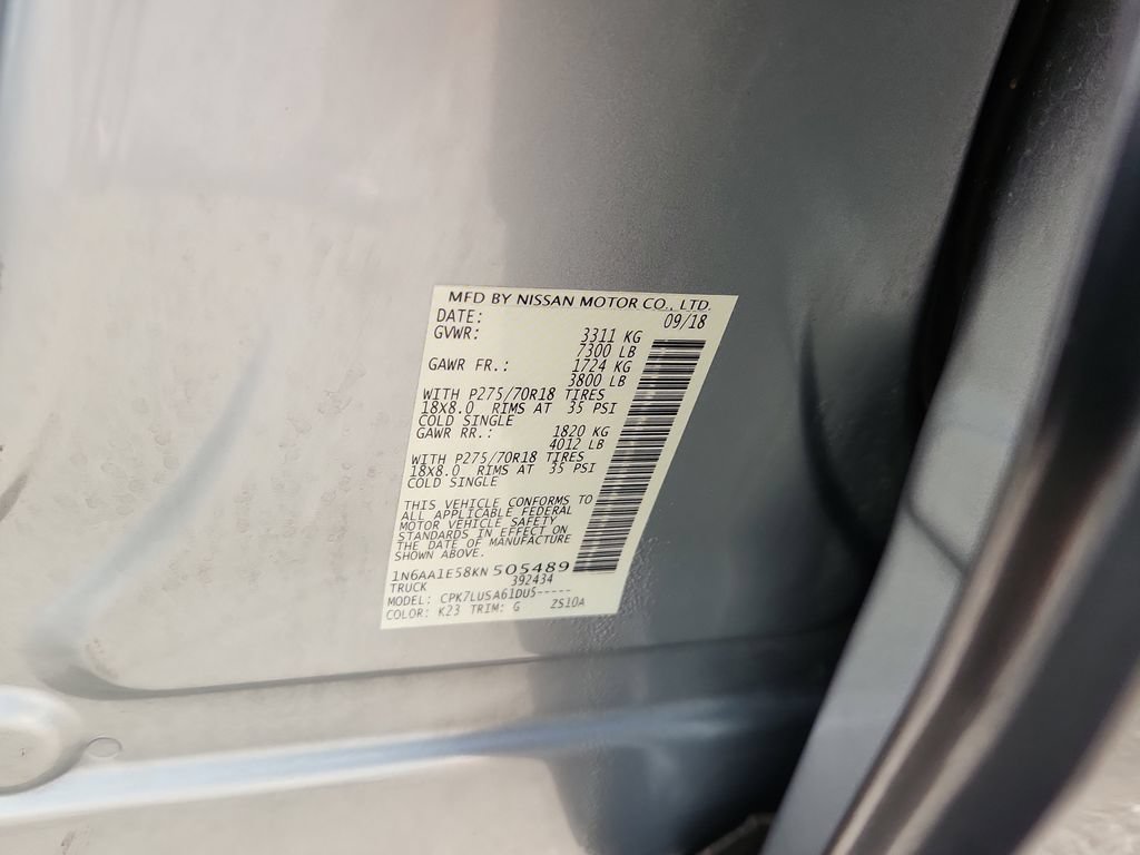 Used 2019 Nissan Titan PRO-4X AWD/4WD image 20