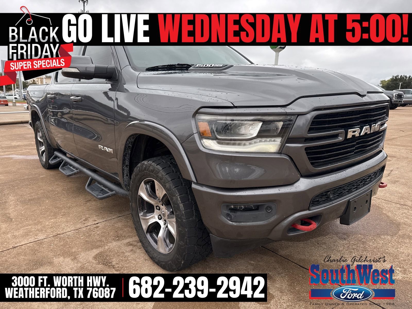 Used 2020 RAM 1500 Laramie w/ Sport Appearance Package