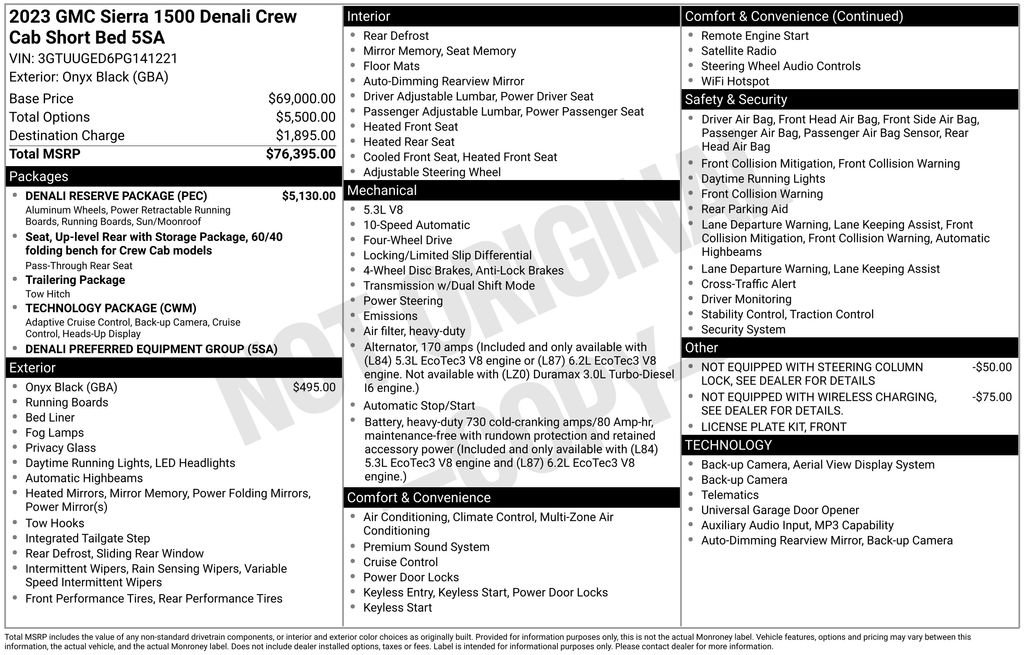 Used 2023 GMC Sierra 1500 Denali w/ Denali Reserve Package image 10