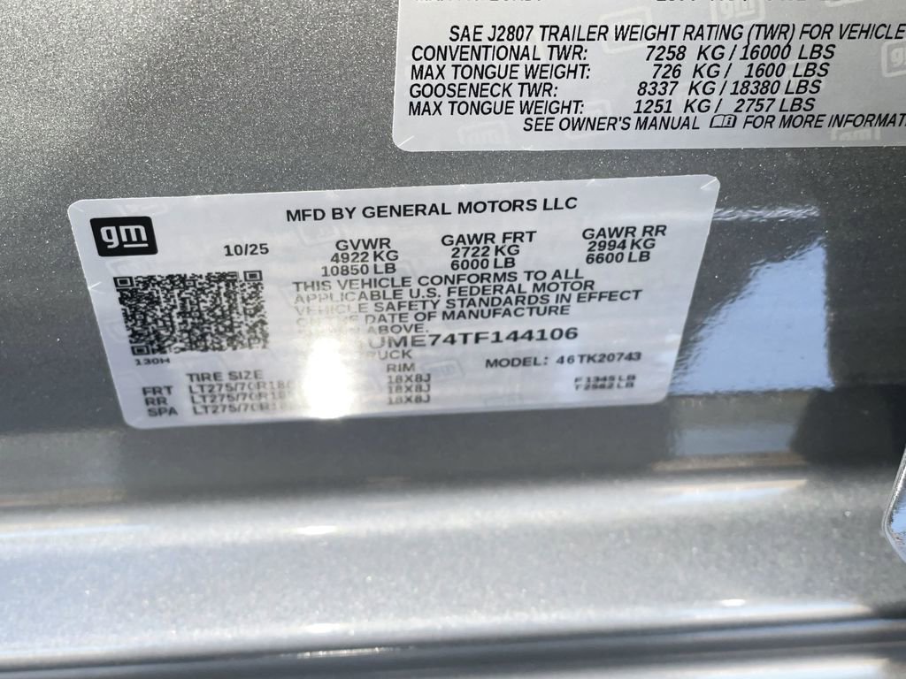 New 2026 GMC Sierra 2500 SLE w/ SLE Value Package; image 41