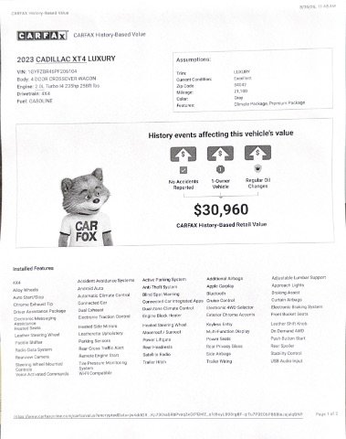 Used 2023 Cadillac XT4 Luxury w/ Cold Weather Package image 25