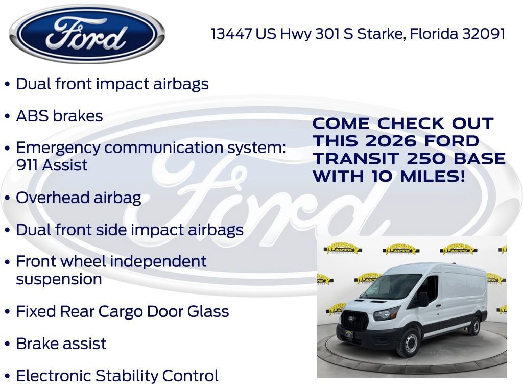 New 2026 Ford Transit 250 148 Medium Roof image 25