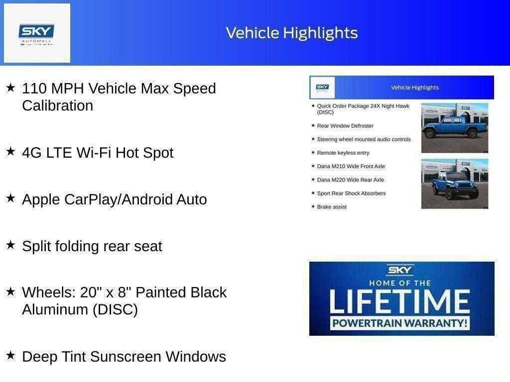 New 2025 Jeep Gladiator Sport image 79