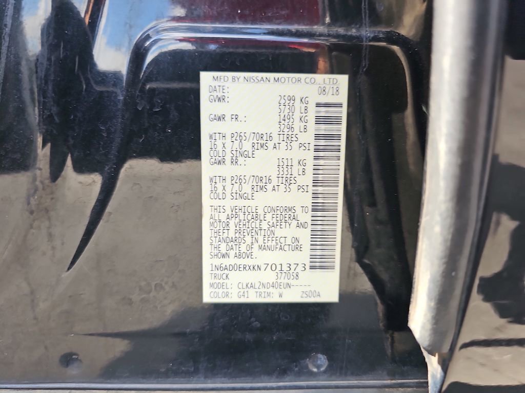 Used 2019 Nissan Frontier SV image 35