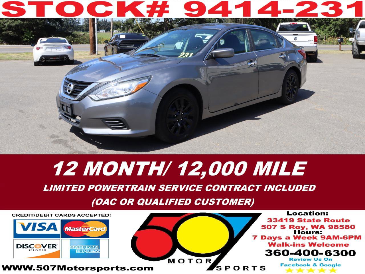 Used 2018 Nissan Altima 2.5 S w/ S Convenience Package FWD image 2