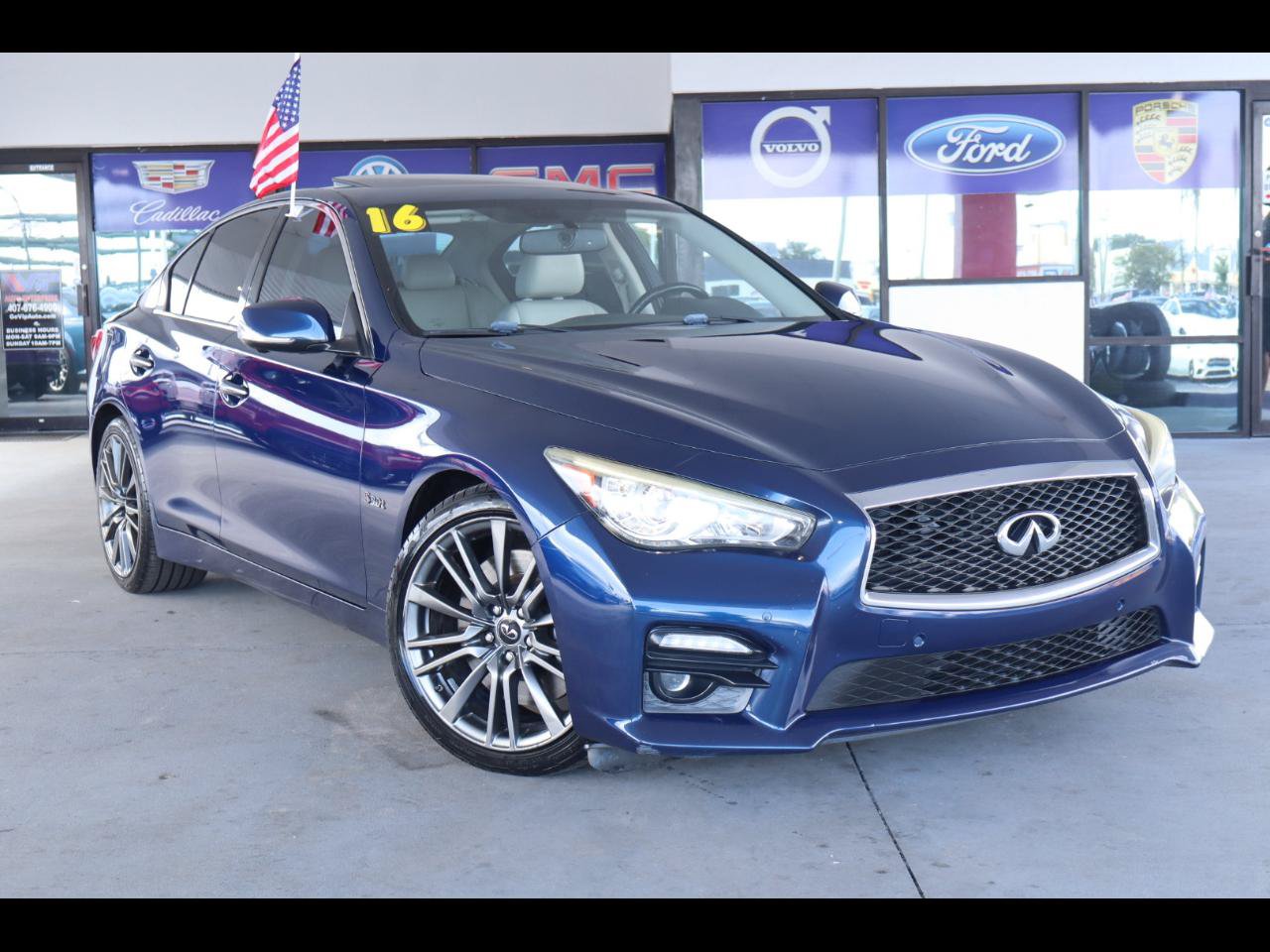 Used 2016 INFINITI Q50 Red Sport 400