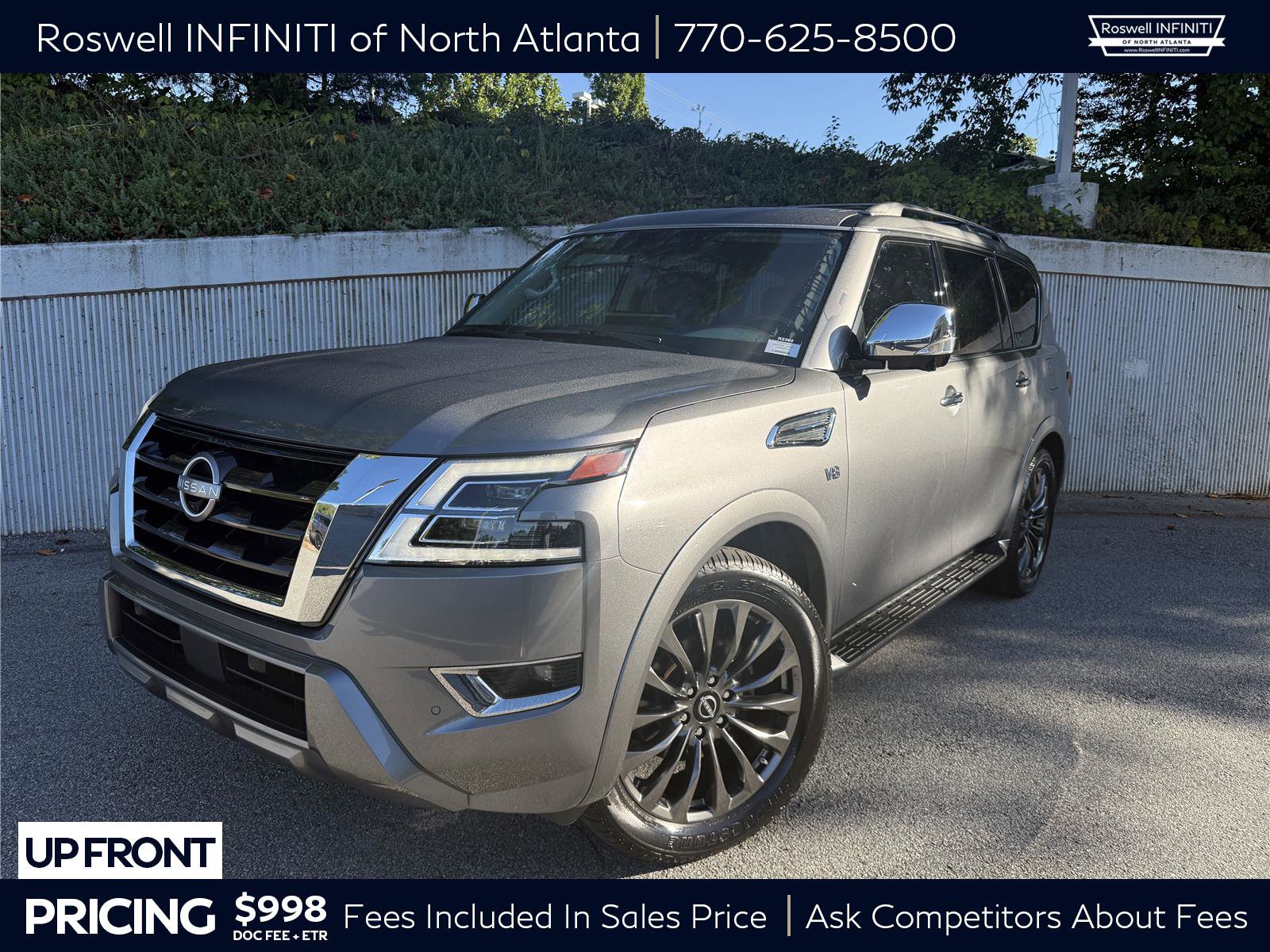 Used 2022 Nissan Armada Platinum w/ Captain's Chairs Package