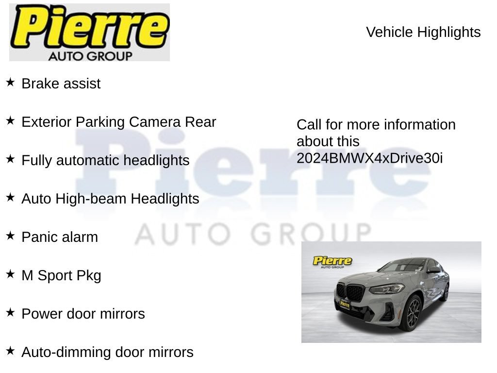 Used 2024 BMW X4 xDrive30i AWD/4WD image 22