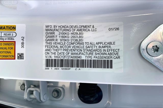 New 2026 Honda Accord Sport image 13