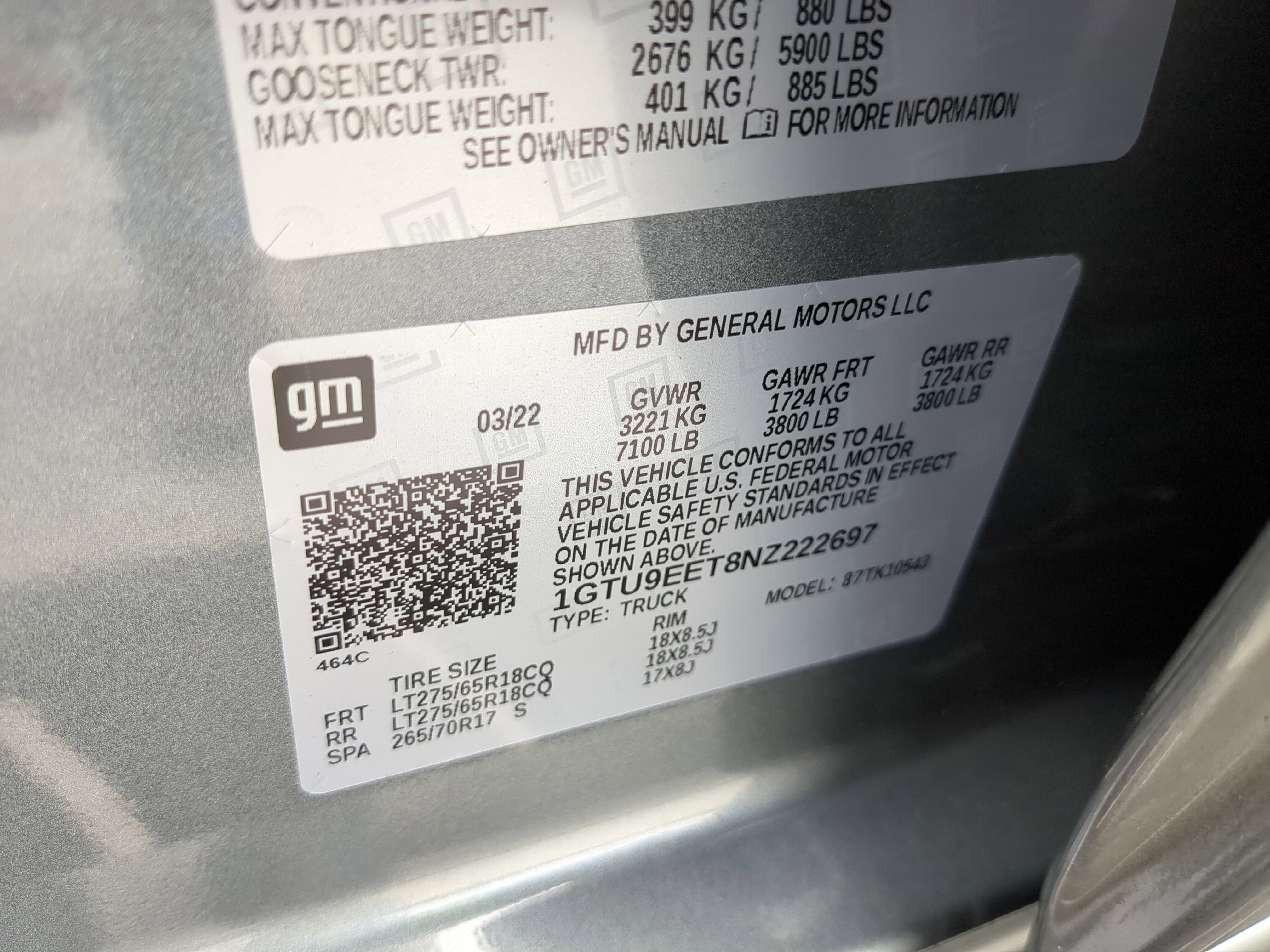 Certified 2022 GMC Sierra 1500 AT4 w/ AT4 Premium Package image 37