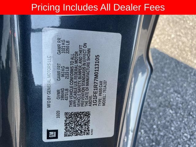 Used 2021 Chevrolet Camaro LT w/ Technology Package RWD image 37