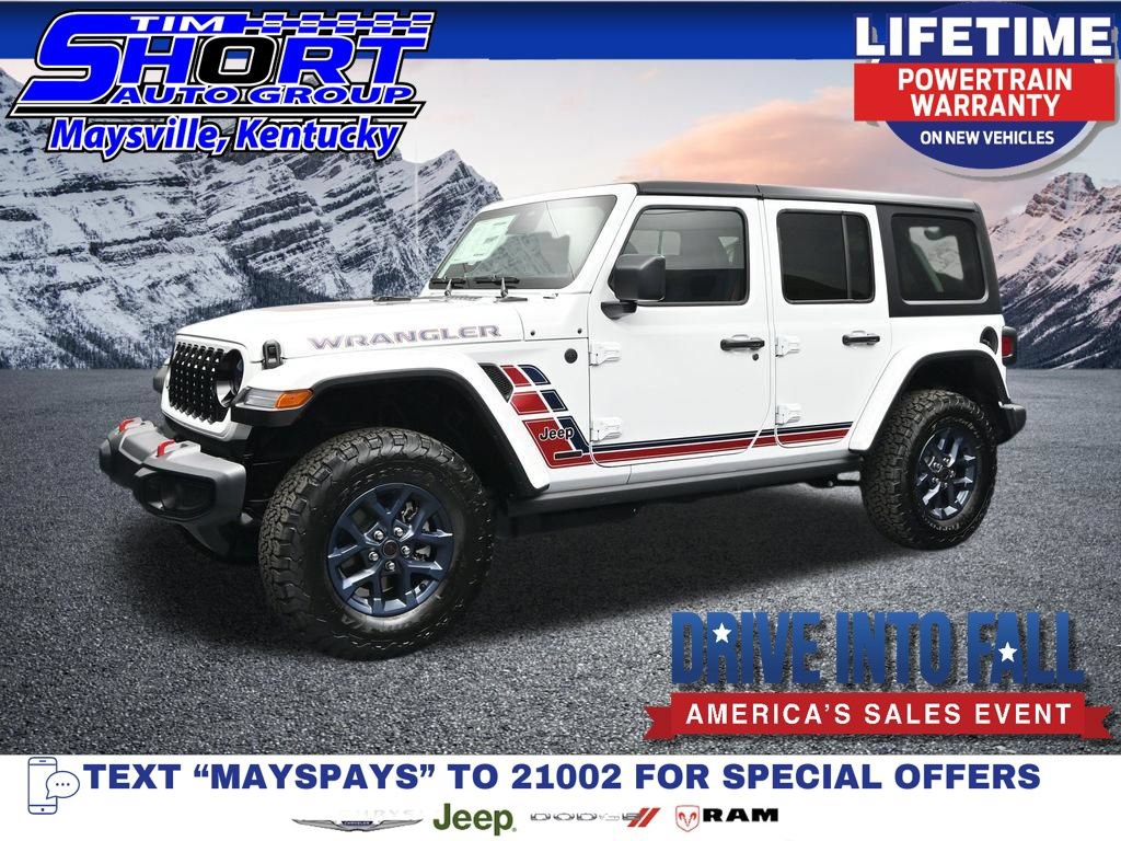 New 2026 Jeep Wrangler Unlimited Sport w/ Dual Top Group
