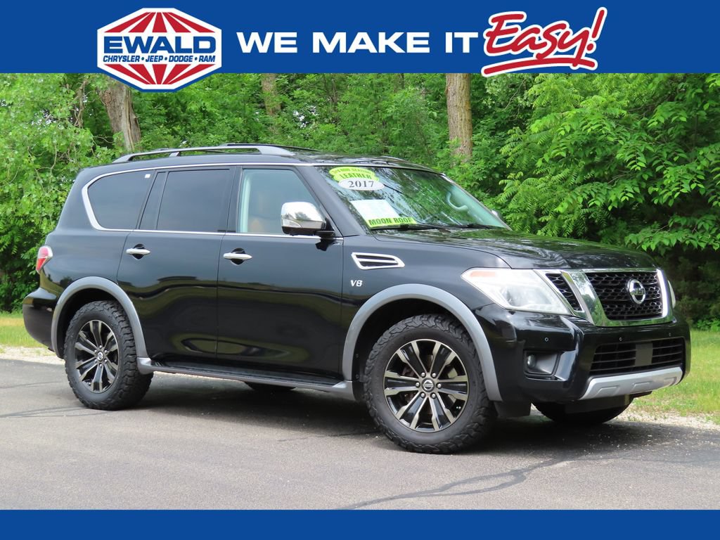 Used 2017 Nissan Armada Platinum w/ Captain Seat Package RWD video 1