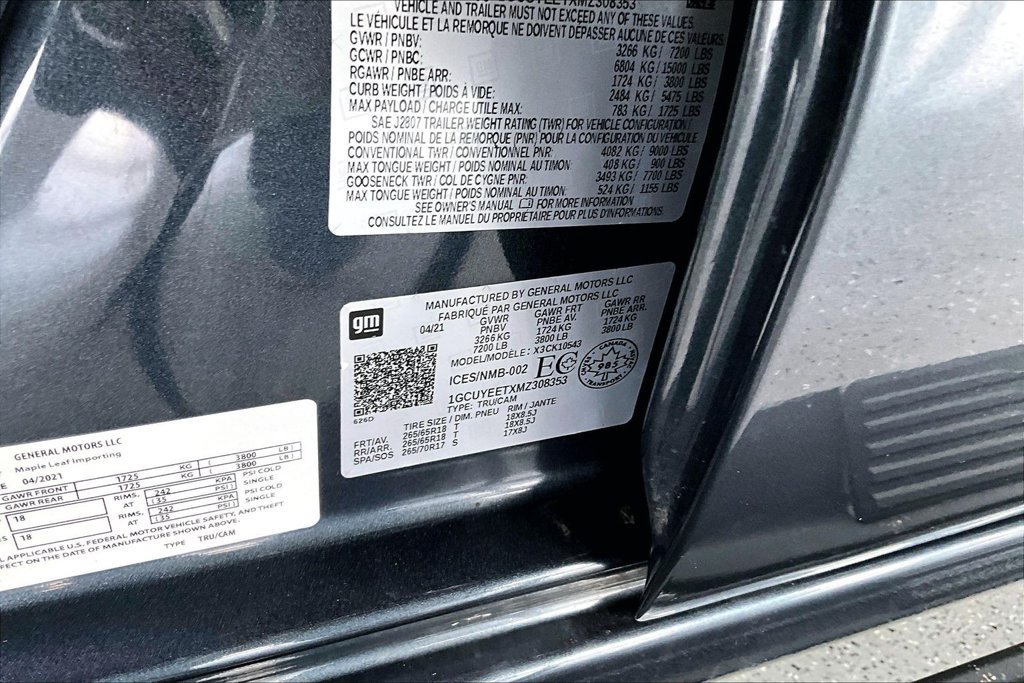 Used 2021 Chevrolet Silverado 1500 RST w/ Convenience Package II AWD/4WD image 19