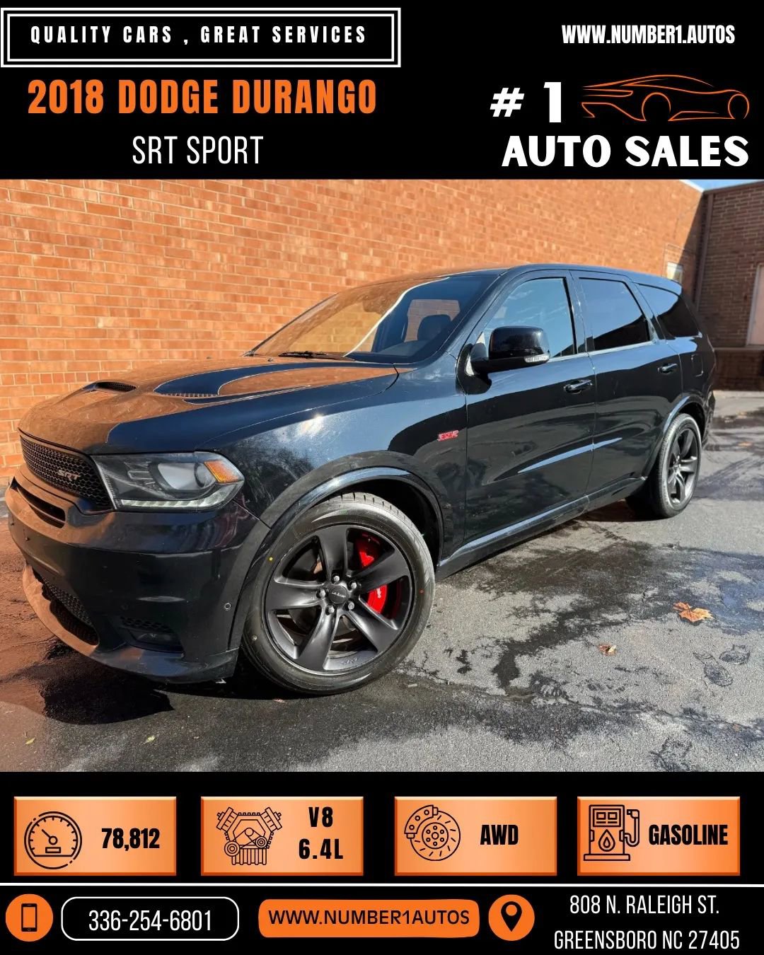 Used 2018 Dodge Durango SRT