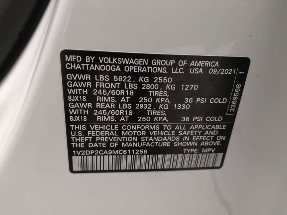 Used 2021 Volkswagen Atlas SE FWD image 33
