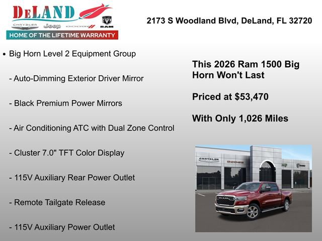 New 2026 RAM 1500 Big Horn image 12