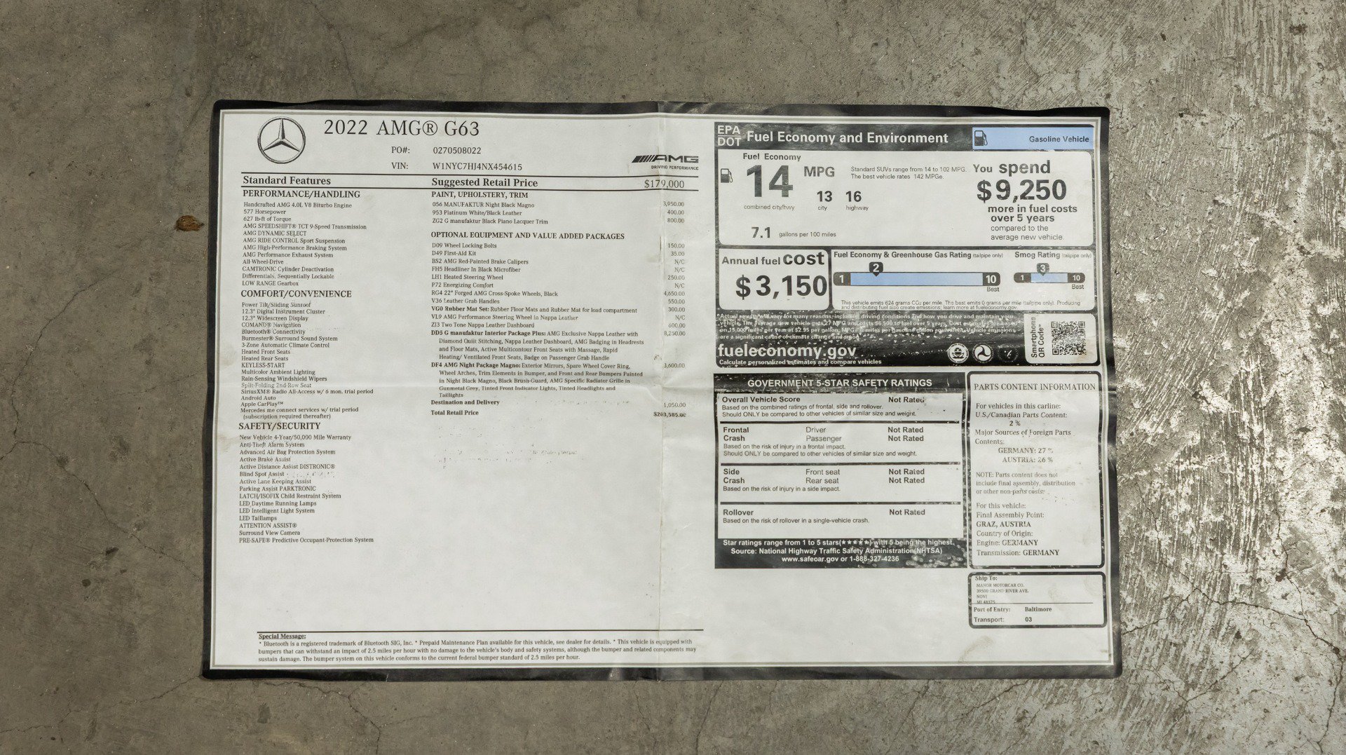 Used 2022 Mercedes-Benz G 63 AMG 4MATIC image 74
