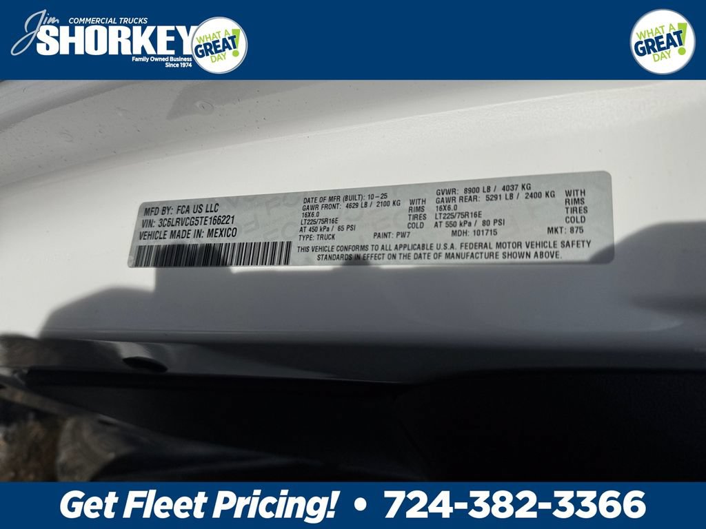 New 2026 RAM ProMaster 2500 w/ Convenience Group FWD image 31