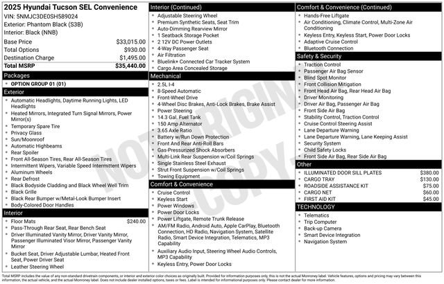 Certified 2025 Hyundai Tucson SEL image 7