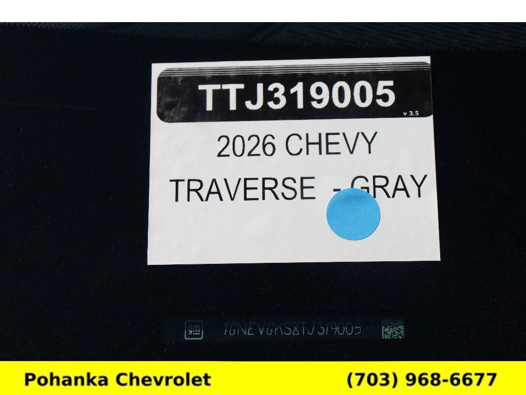 New 2026 Chevrolet Traverse LT AWD/4WD image 33